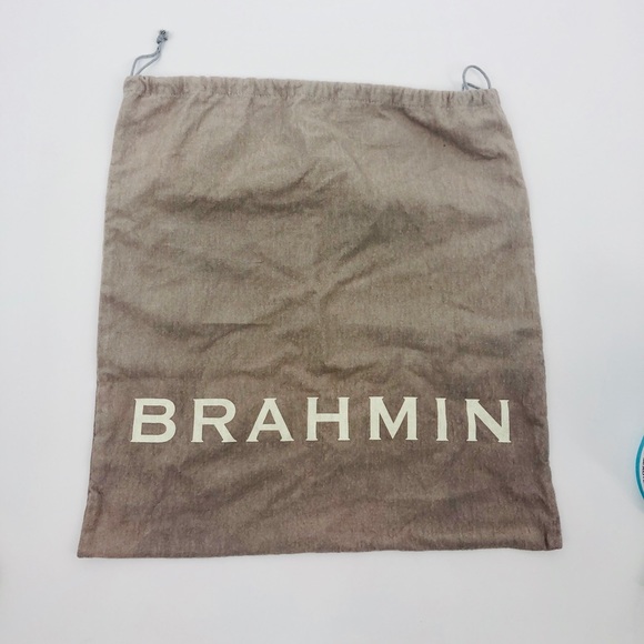 ✨Brahmin Brown Croc Effect Leather Bag with Dustbag Excellent Gorgeous Old Money - Picture 15 of 16